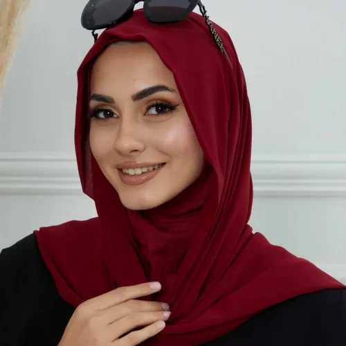 Premium Chiffon Hijab Scarf Malaysian Hijab Shawls Scarf Women Solid Color Head Wrap Tudung Bawal 4