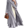 Fashion-Chiffon-Abaya-Kimono-Dubai-Muslim-Cardigan-Abayas-Women-Casual-Robe-female-Islam-Clothes-With-Belt