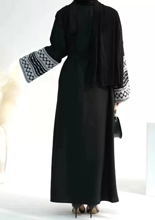 Embroidered Outter Abaya with Belt3 transformed scaled e1714961156853