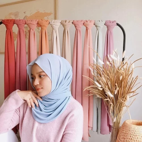 Chiffon Jersey Hijab 5