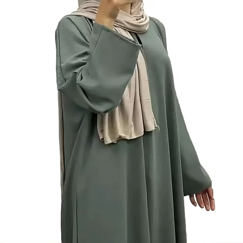 Abaya Under Dress Long Sleeve Modest Hijab C0. 1