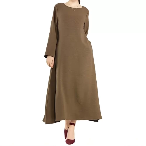 Abaya Under Dress Long Sleeve-Modest Hijab C0.