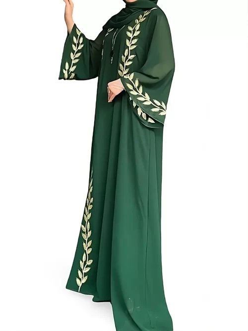 ModestHijabCo EmbroGrace Abaya Dress4