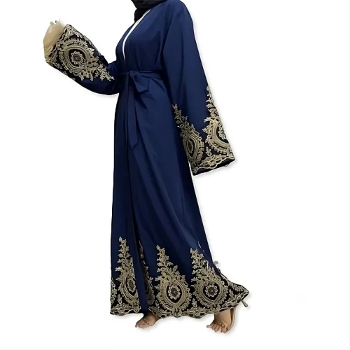 ModestHijabCo Embroidery Kimono Abaya 02