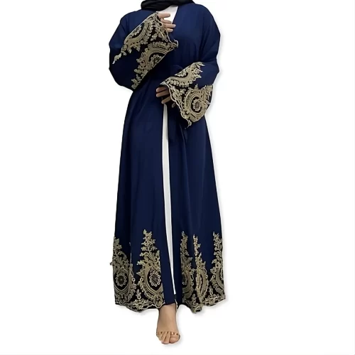 ModestHijabCo Embroidery Kimono Abaya 03