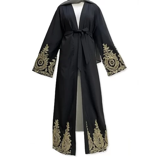 ModestHijabCo Embroidery Kimono Abaya 04