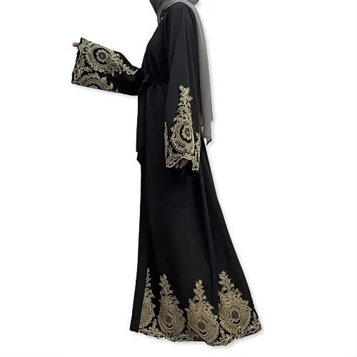 ModestHijabCo Embroidery Kimono Abaya 06