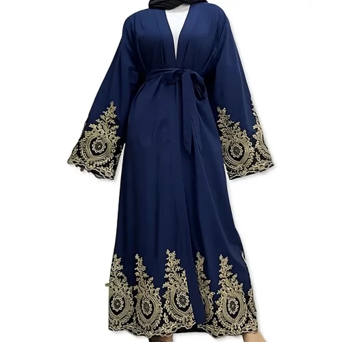 ModestHijabCo Embroidery Kimono Abaya 08