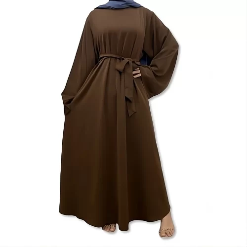 ModestHijabCo Rayie Abaya Coffee