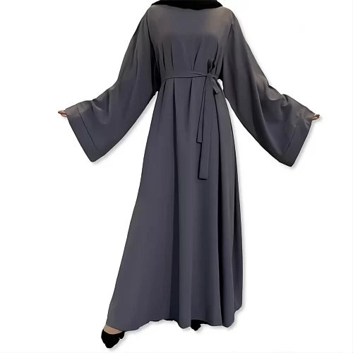 ModestHijabCo Rayie Abaya Gray