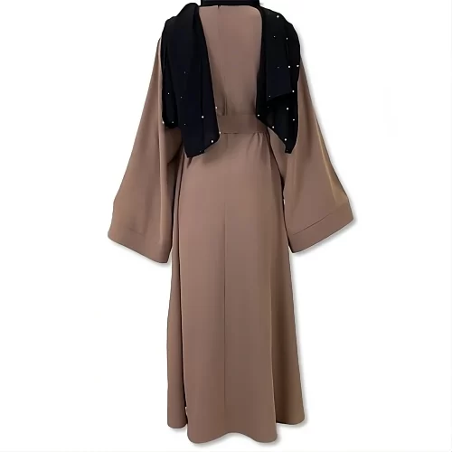 ModestHijabCo Rayie Abaya brown2