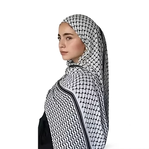 ModestHijabCo kaffiey hijab blkGra