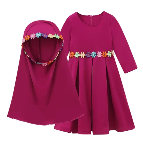 Kids Dress w/ Hijab 1