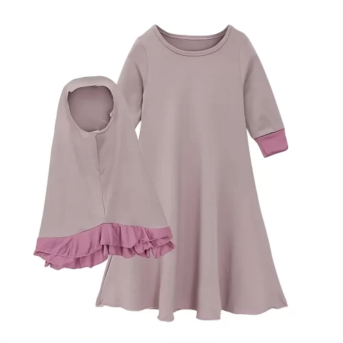 4 Kids Bloom Hijab Dress Set Modest Hijab Co