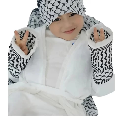 Kids Embroidery Kimono Abaya 2