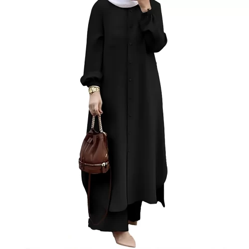 4 Chic Charm Long Sleeve Shirt Set Modest Hijab